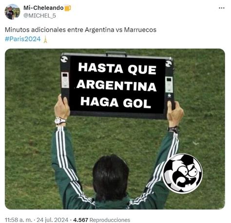 Adicionaron 15 minutos en el debut de Argentina ante Marruecos en París