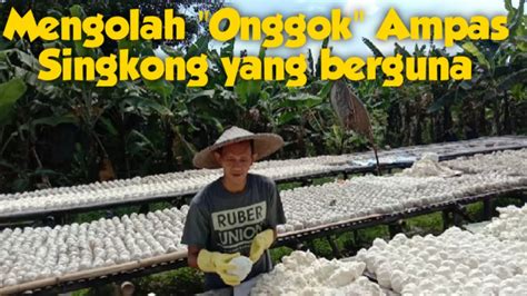 Cara Mengolah ONGGOK Ampas Singkong YouTube