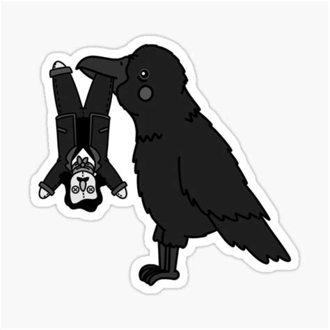 Edgar Allan Poe Sticker For Sale By Kirstykartoons Redbubble