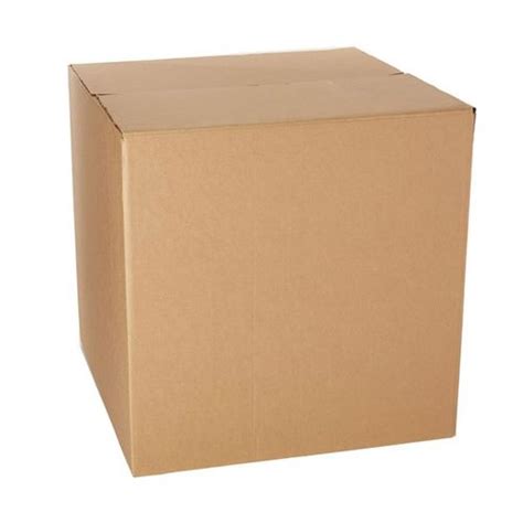 Single Wall 3 Ply Square Cardboard Corrugated Packaging Box Box