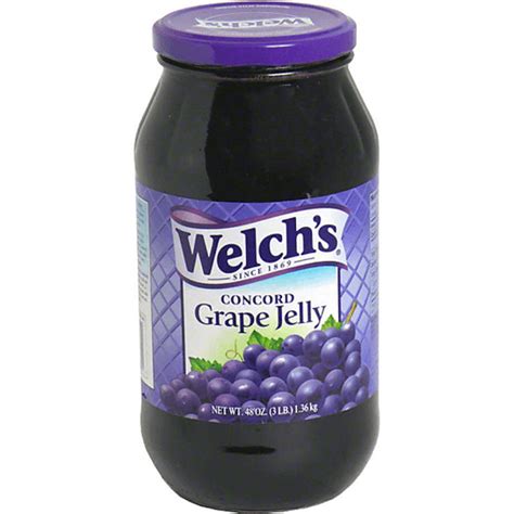 Welchs® Concord Grape Jelly 48 Oz Jar Jellies Sun Fresh