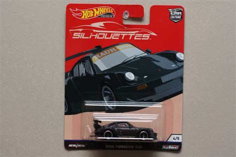 Hot Wheels Car Culture Silhouettes Complete Set Of Cars Monza Porsche Corvette Skyline