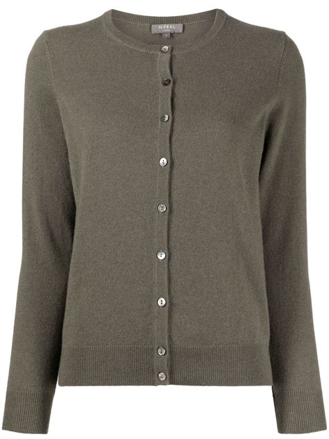 N Peal Organic Cashmere Cardigan Farfetch