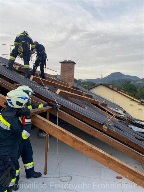 Unwettereinsätze im Ortsgebiet Freiwillige Feuerwehr der Stadt