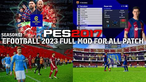 Pes Efootball Full Mod Compatible All Patch Youtube