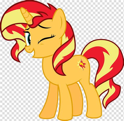 Mlp Sunset Shimmer Transparent Background Png Clipart Hiclipart