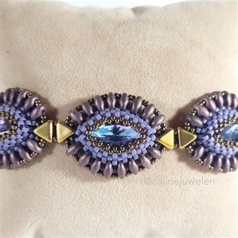 Manon Beaded Bracelet Beading Tutorial Beadweaving Pattern Etsy