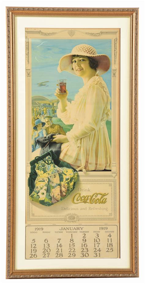 Lot Detail Coca Cola Calendar