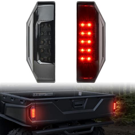 Pcs Utv Ranger Tail Lights For Ranger Sautvs Smoked Black Led