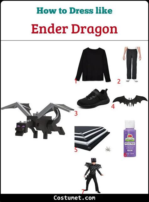 Ender Dragon Costume From Minecraft For Cosplay And Halloween