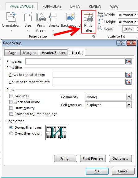 Page Properties and Printing - Tutorial