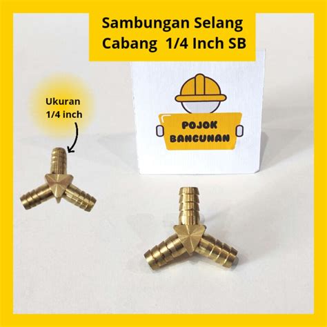 Jual Sambungan Selang Gas Kuningan Y Sambungan Selang Cabang 3 Nepel