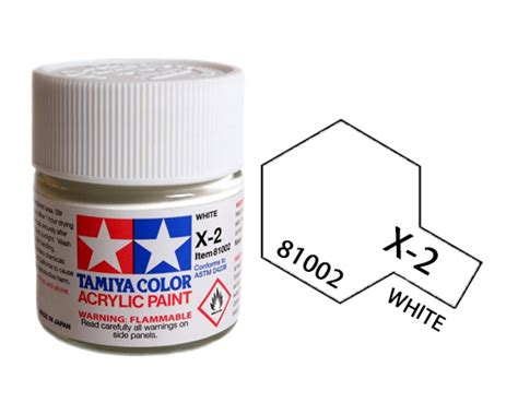 Tamiya ACRYLIC MINI X 2 WHITE 81502