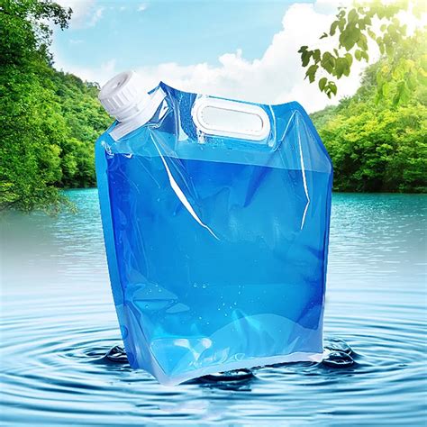 Poche Eau Seau Pliable Portable De Litres Conteneur D Eau Potable