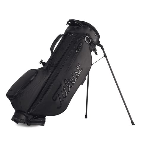 Titleist Black Stand Bag Black Chrome Premium Stand Bag