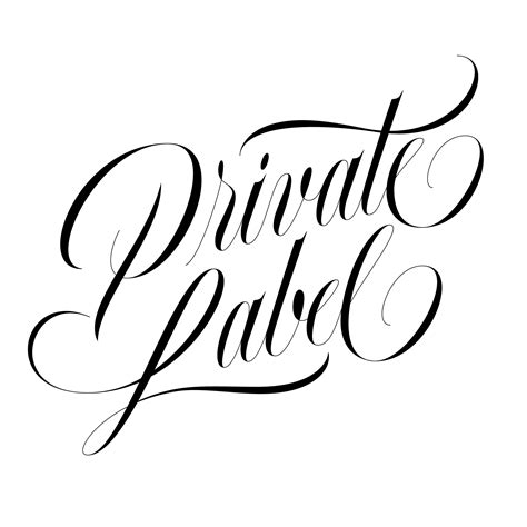 Private Label — Jeremy Friend - Custom Lettering & Typography