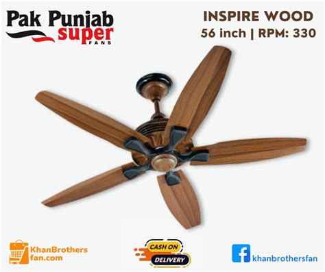 Pak Punjab Ceiling Fan Model Inspire Size 56 Inch Five Blades