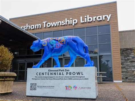 Jaguar Sculpture Prowls At Horsham Township Library | Hatboro, PA Patch