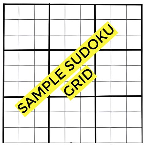 Printable Blank Sudoku Sudoku Grid Sudoku Game Sheets Brain Activity