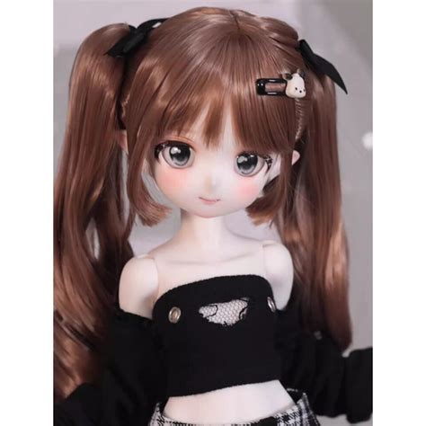 1 4 Bjd Doll Sd Resin Joint Eye Face Makeup Girl Cartoon Handmade T