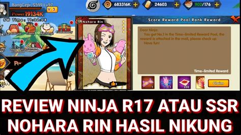 Ultimate Fight Survival Review Ninja R Atau Ssr Nohara Rin Hasil