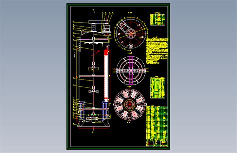 10m3发酵罐cad总图31561825autocad 2004模型图纸下载 懒石网