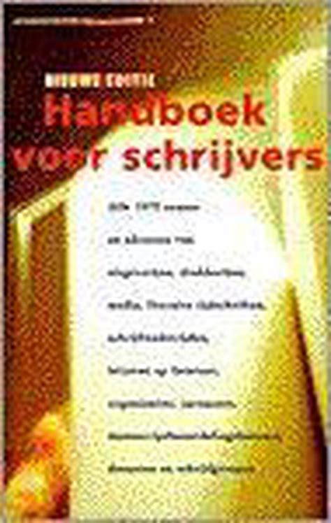 Handboek Voor Schrijvers 9789071232275 Boeken Bol