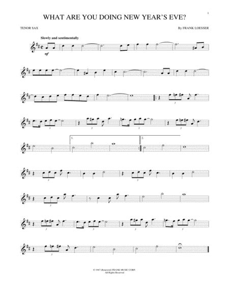 What Are You Doing New Year S Eve By New Year Digital Sheet Music