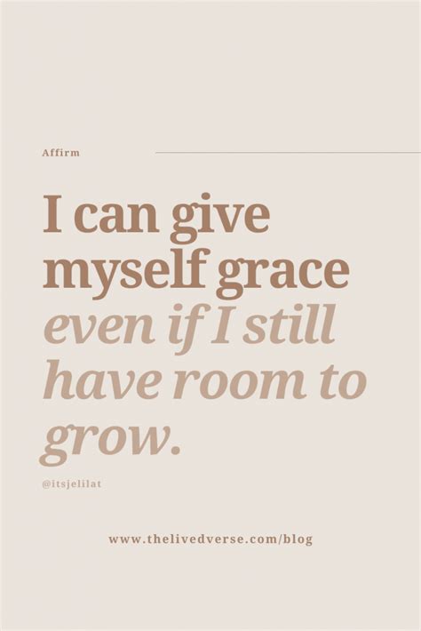 How To Give Yourself Grace