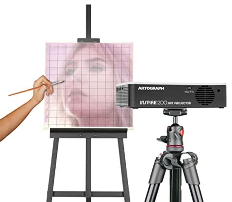 Artograph Inspire 1200 Digital Art Projector With Grid Overlays And