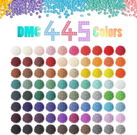 Amazon FIYO DMC 445 Diamond Painting Beads 2000pcs Round Square