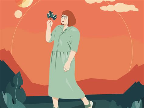 Flat Illustration Girl Сharacter Design By Nina Cherevko On Dribbble