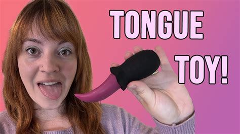 Sex Toy Review Tongue Teaser Flickering Realistic Red Tongue Vibrator