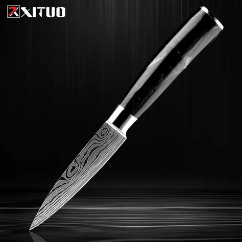 XITUO Paring Knife 3 5 Inch Fruit Knife Small Kitchen Knives High