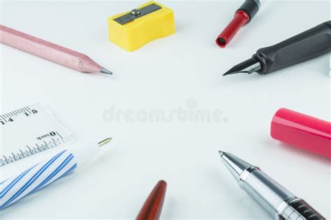 Stationery items stock image. Image of items, stationery - 72844161