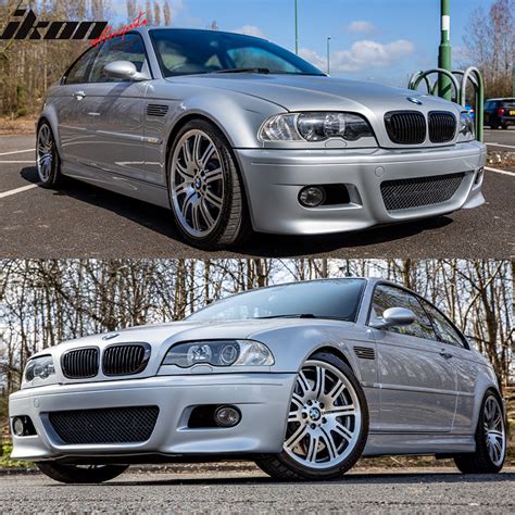 Front Bumper Cover Compatible With 1999 2006 Bmw 3 Series E46 2d Coupe M3 Style Front Bumper