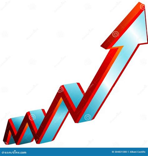 arrow     graph chart stock illustration illustration