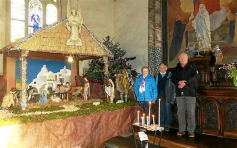 La crèche de lémir visible jusquà fin janvier dans léglise de