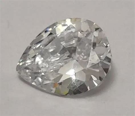 White Pear Cubic Zirconia American Diamond Quantity Per Pack 1000