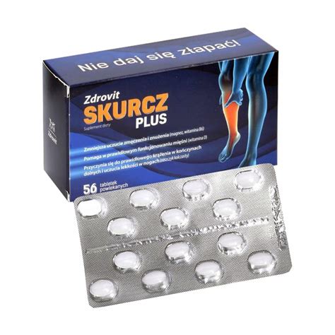 Skurcz Plus 56 Tabletek Powlekanych Zdrovit 12537215252 Allegro Pl