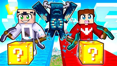 Das Verr Ckteste Lucky Block Rennen Minecraft Youtube