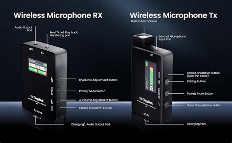 Digitek DWM 104 Wireless Microphone System 2 Transmitters 1 Receiver