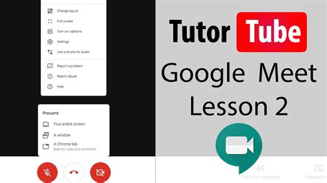 Google Meet Tutorial Lesson 2 Starting An Instant Meeting YouTube