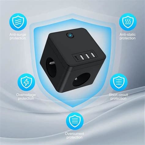 Ugreen Diginest Cube En Multiprise Usb Cube Prises Avec W