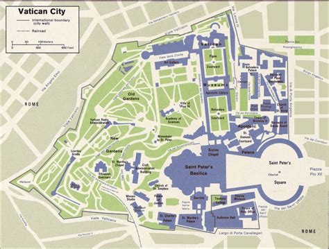 Map of Vatican City State within the City of Rome - Nations Online Project