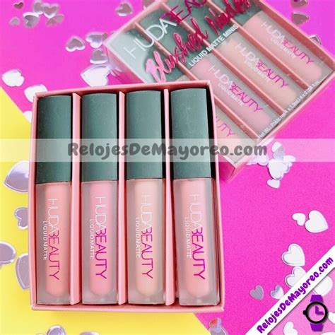 Caja 4 Labiales Mini Blushed Nudes Liquid Matte Minis CAJA0094