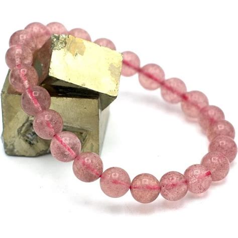 Miracles Min Raux Bracelet Perle Ronde Mm Pierre Naturelle Cr Ation