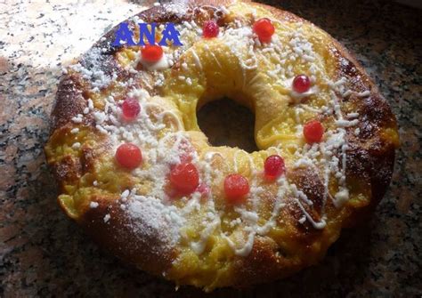 Rosca De Pascua Rellena Versi N Receta De Gringa Cookpad