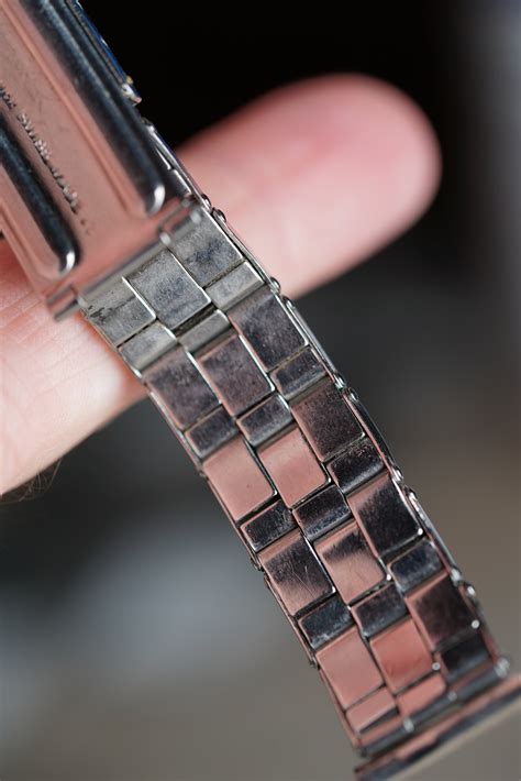 18mm Gay Frères Stretch Rivet Bracelet 5 5 inch 1960 Wind Vintage