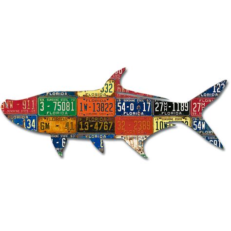 Tarpon License Plate Art Cody Richardson The Fly Shop